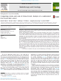 Cover page: Competing events and costs of clinical trials: Analysis of a randomized trial in prostate cancer