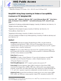 Cover page: DeepSWI: Using Deep Learning to Enhance Susceptibility Contrast on T2*-Weighted MRI.