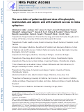 Cover page: The association of patient weight and dose of fosphenytoin, levetiracetam, and valproic acid with treatment success in status epilepticus