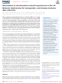 Cover page: Discordance in chromosomal and self-reported sex in the UK Biobank: Implications for transgender- and intersex-inclusive data collection