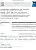 Cover page: Concurrent and rapid recovery of bacteria and protist communities in Canadian boreal forest ecosystems following wildfire