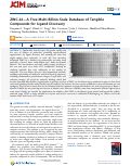 Cover page: ZINC-22A Free Multi-Billion-Scale Database of Tangible Compounds for Ligand Discovery