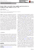 Cover page: Study of dijet events with a large rapidity gap between the two leading jets in pp collisions at s=7TeV