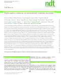 Cover page: Nephropathic cystinosis: an international consensus document