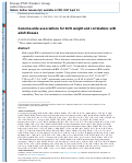 Cover page: Genome-wide associations for birth weight and correlations with adult disease