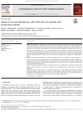 Cover page: Design of an anti-inflammatory diet (ITIS diet) for patients with rheumatoid arthritis