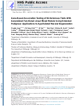 Cover page: Gene-Based Association Testing of Dichotomous Traits With Generalized Functional Linear Mixed Models Using Extended Pedigrees: Applications to Age-Related Macular Degeneration