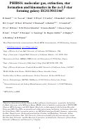 Cover page: PHIBSS: MOLECULAR GAS, EXTINCTION, STAR FORMATION, AND KINEMATICS IN THE z = 1.5 STAR-FORMING GALAXY EGS13011166**Based on observations with the Plateau de Bure millimetre interferometer, operated by the Institute for Radio Astronomy in the Millimetre Range (IRAM), which is funded by a partnership of INSU/CNRS (France), MPG (Germany), and IGN (Spain). Based also on data acquired with the Large Binocular Telescope (LBT). The LBT is an international collaboration among institutions in Germany, Italy, and the United States. LBT Corporation partners are LBT Beteiligungsgesellschaft, Germany, representing the Max-Planck Society, the Astrophysical Institute Potsdam, and Heidelberg University; Istituto Nazionale di Astrofisica, Italy; The University of Arizona on behalf of the Arizona University system; The Ohio State University, and The Research Corporation, on behalf of the University of Notre Dame, University of Minnesota, and University of Virginia.