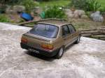 R�ckansicht eines Peugeot 309 in 1/43.