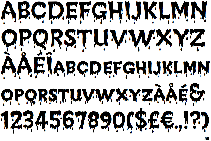 Scary Fonts image.