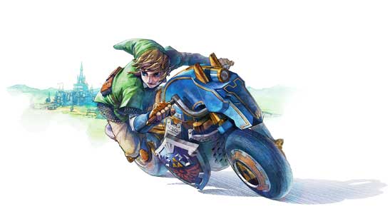 Link Mario Kart 8 DLC Game Art