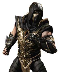 Scorpion MKX Mortal Kombat X Injustice Costume Skin Render