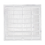 640-4720V | 12 x 12 Inch Grate and Frame White