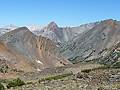 Looking northwest from Burro Pass (11,100-ft.)