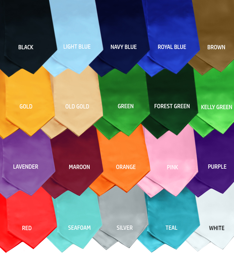 Graduation Stole Color Guide