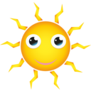 Happy Cartoon Sun