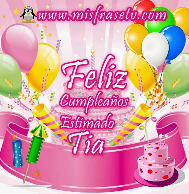 Frases Cristianas de Feliz cumpleaños para mi Tia - Etiquetar en ...