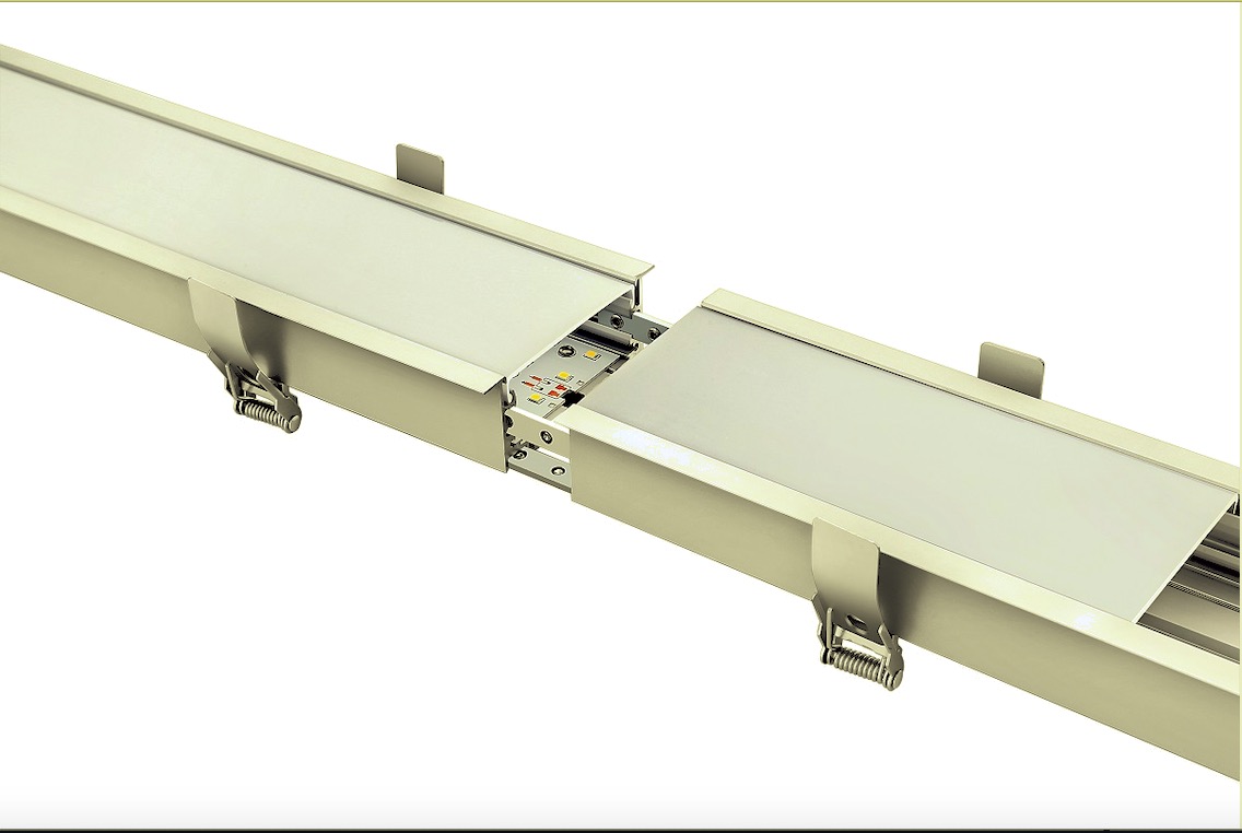 9035 20-80W Recessed connectable LED linear light