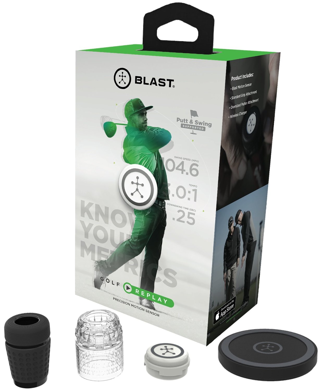 Blast Motion Golf Replay 3D Motion Capture Trainers