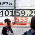 東京株、一時４万円台　３カ月ぶり高値、午後伸び悩む