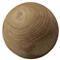 Amanda Coastal Brown Carved Wood Orb Sculpture - Set of 3 | Kathy Kuo Home