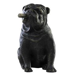 Grady The Bulldog Smoking Cigar Sculpture