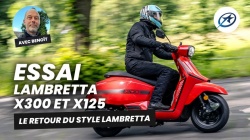 Essai scooters Lambretta X300 et X125