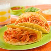 Spaghetti Tacos