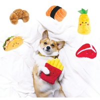 Zippy Paws NomNomz Squeaker Dog Toy - Pineapple image 0