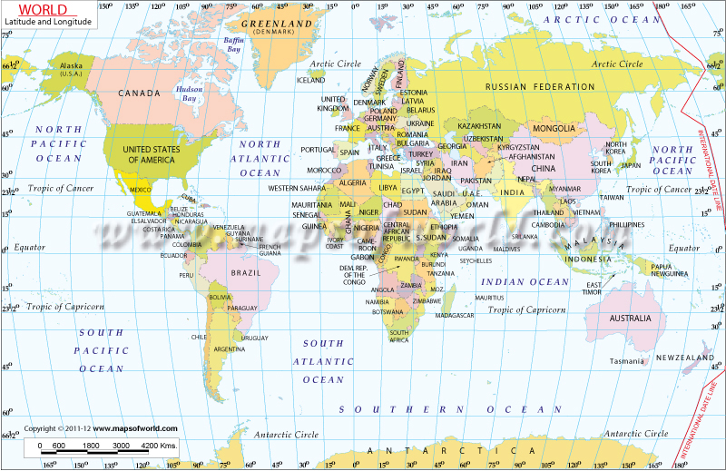 Map Of Europe Latitude And Longitude