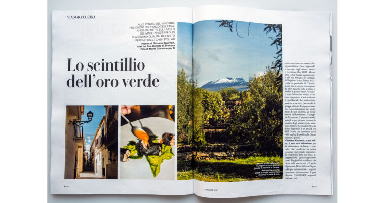 Food + Travel editorial on D la Repubblica (Dec 5th, 2020)