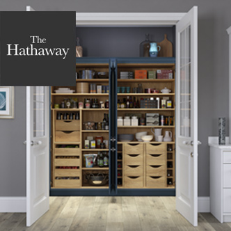 A large pantry cabinet