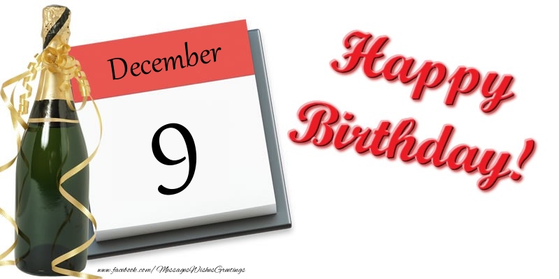 Happy birthday December 9