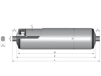 Gravity Conveyor Roller Model 1200M