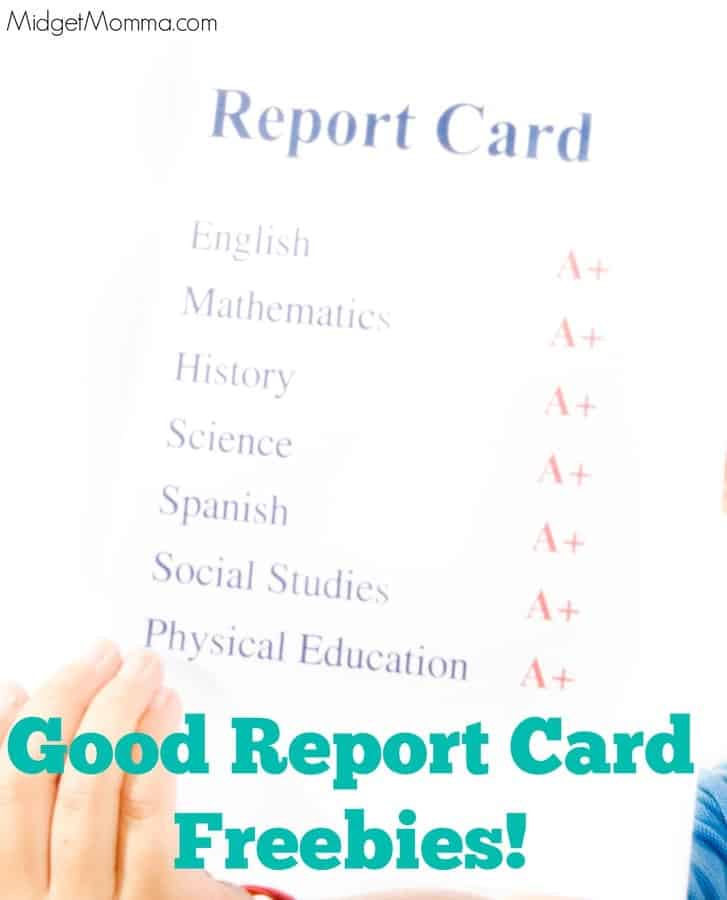 Good Report Card Freebies! • MidgetMomma