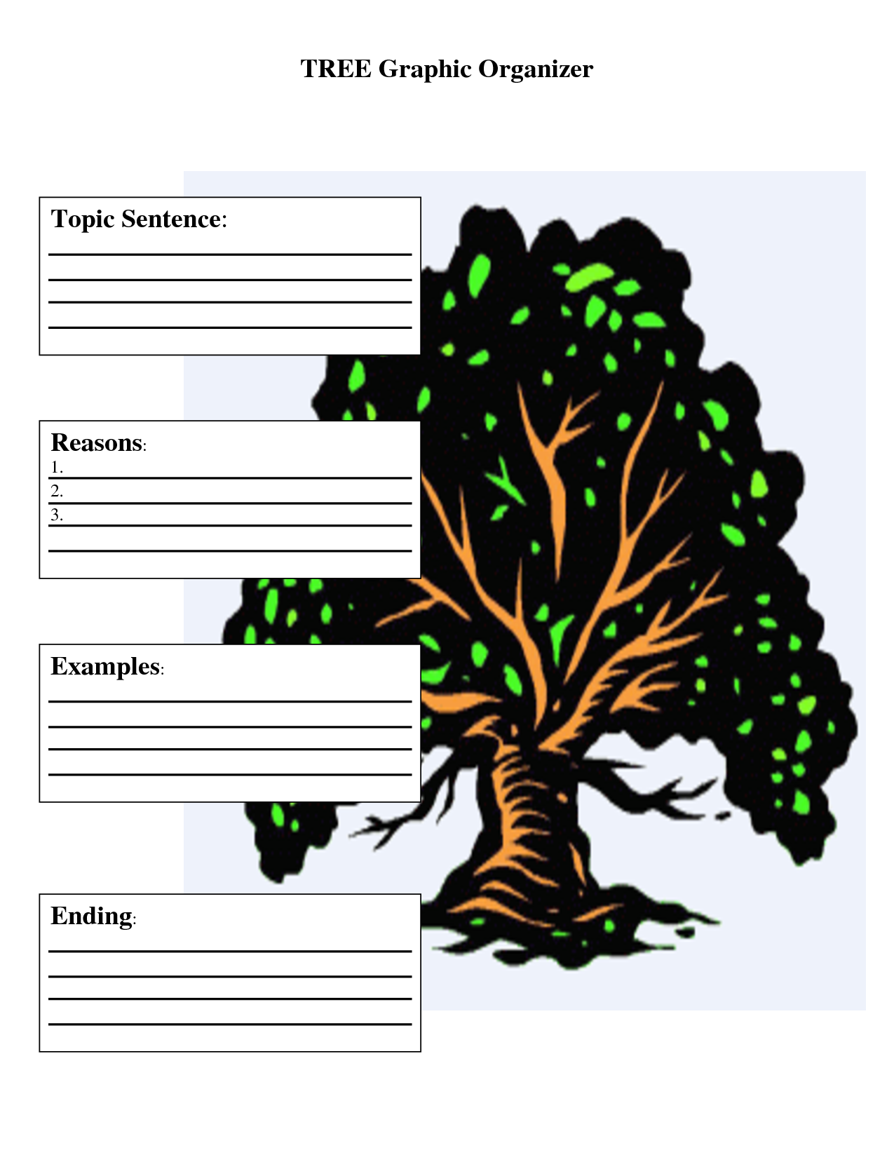 Family Tree Graphic Organizer