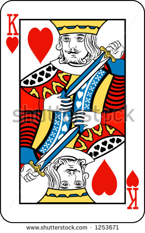 King of Hearts Deck of Playing Cards