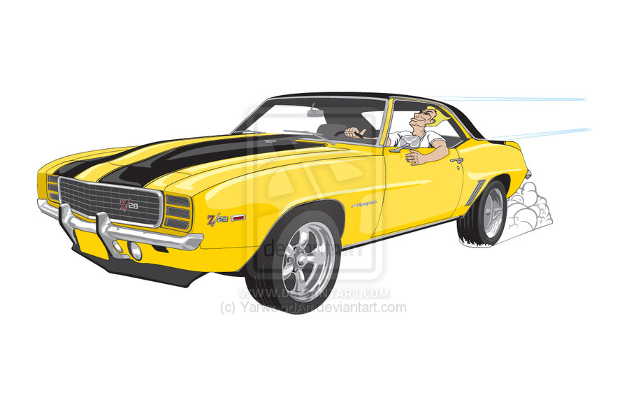 67 Camaro Vector Art