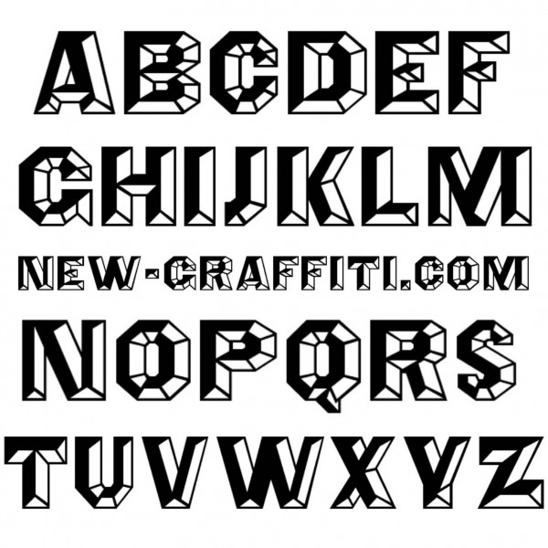 15 3D Graffiti Fonts Images