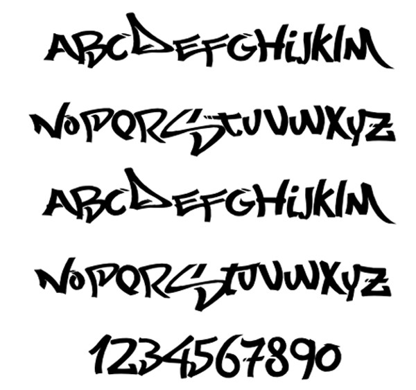 17 Graffiti Font Images