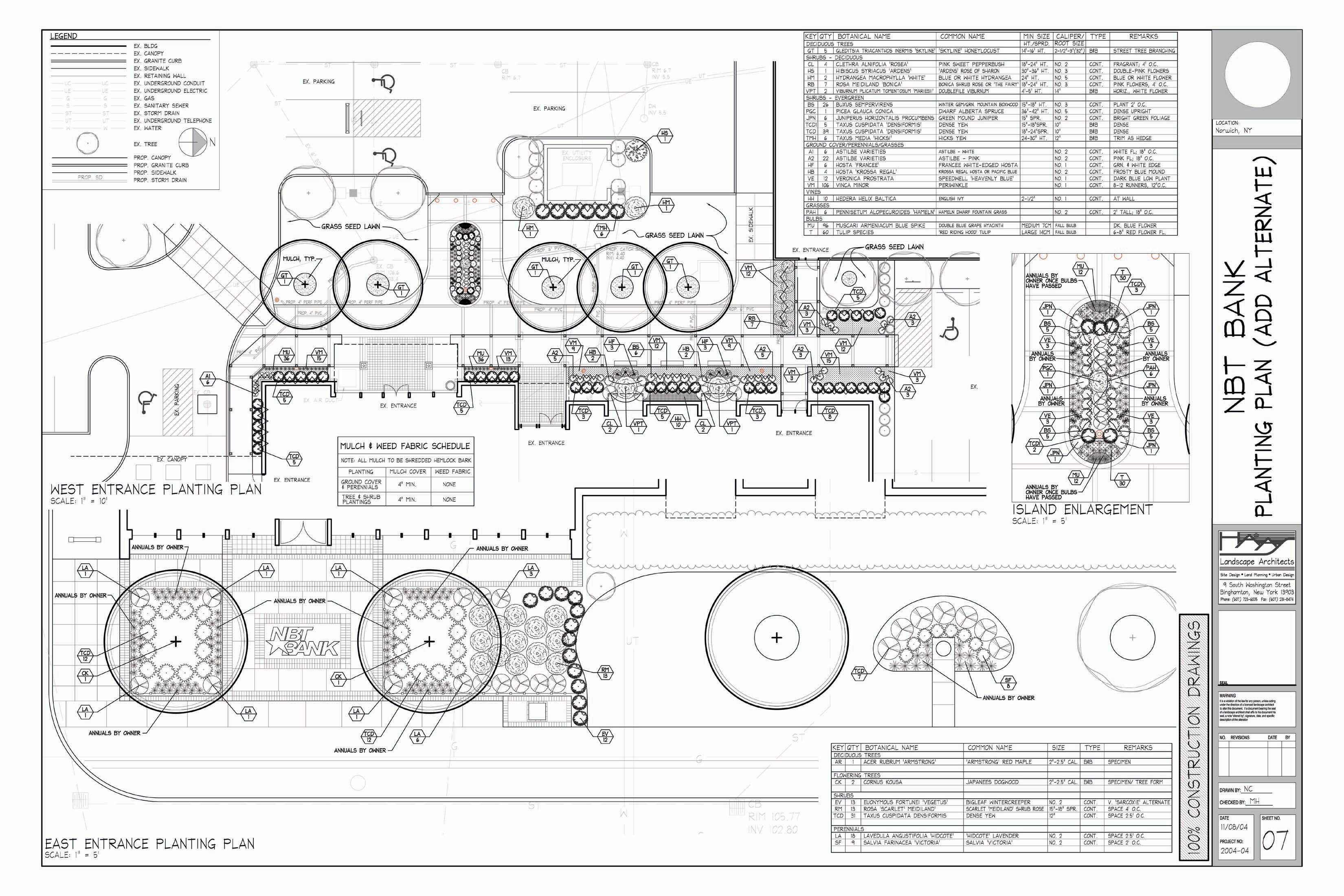 Landscape Construction Drawings