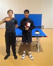 Vraj Wins Annual Table Tennis Tournament!