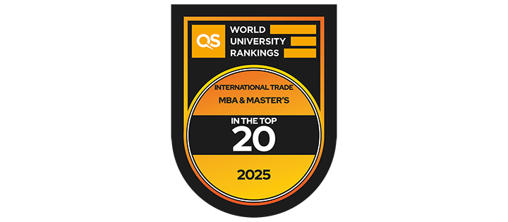 QS World University Rankings top 20 badge