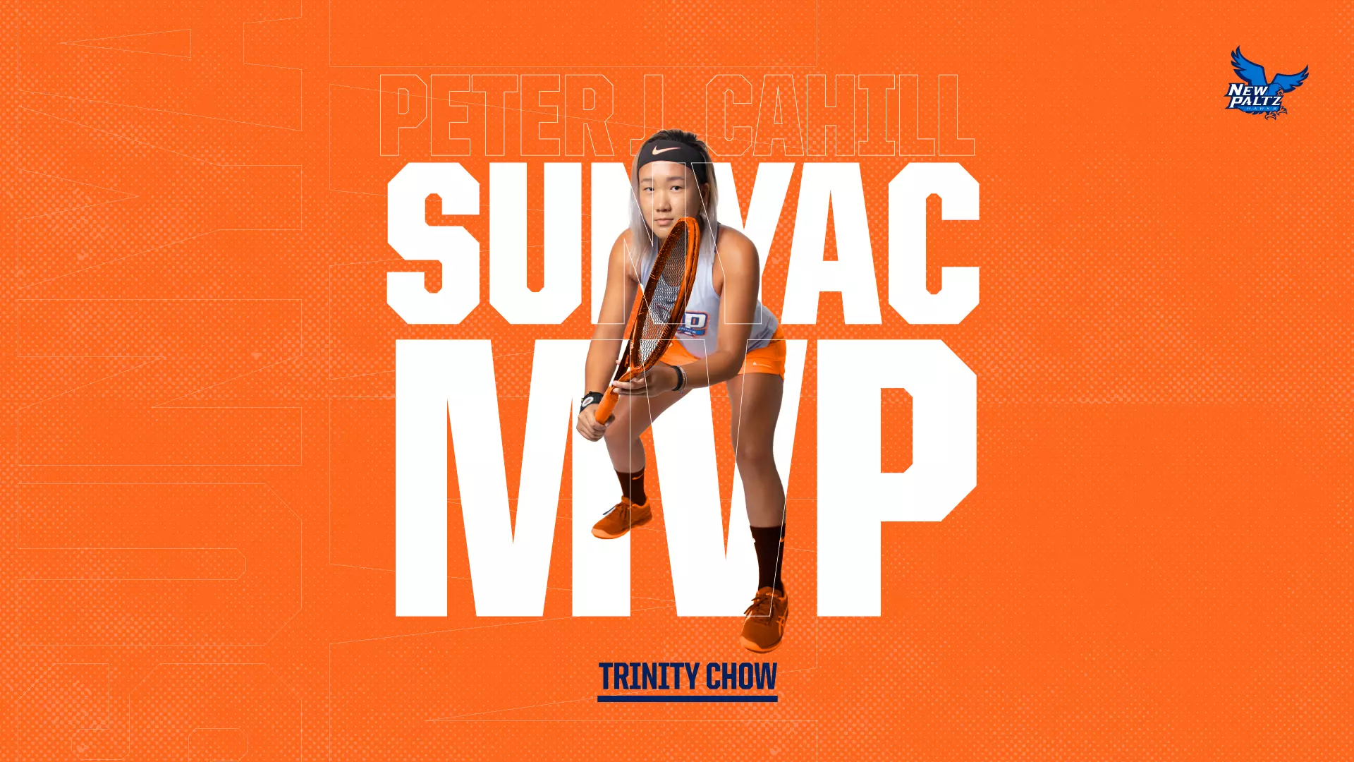 Chow SUNYAC MVP graphic