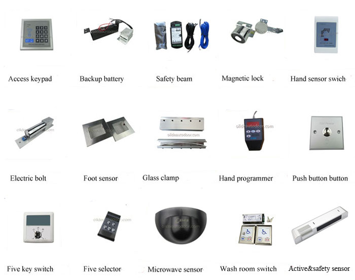 Aluminum Alloy Auto Door System accessories