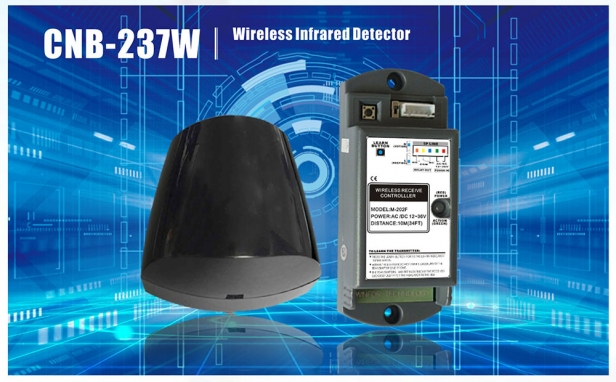 Wireless Infrared Detector And Receiver,For Supermarket And Store Access Control System