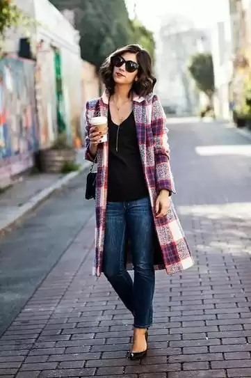 How To Wear Plaid Coats? 18 Outfit Ideas with Styling Tips