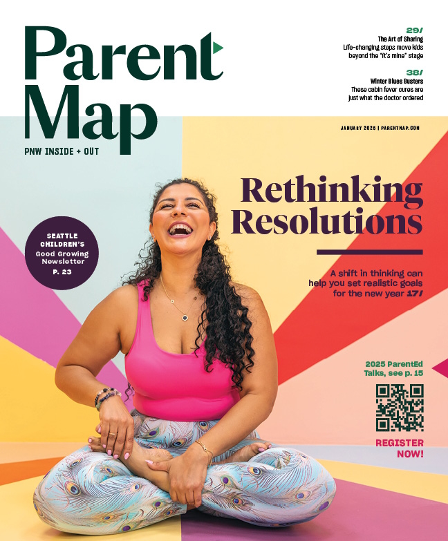 ParentMap's January 2025 magazine cover