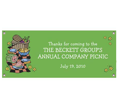 Picnic Theme Banner