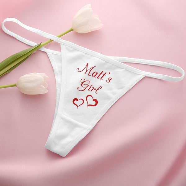 Personalized Bikini Thong